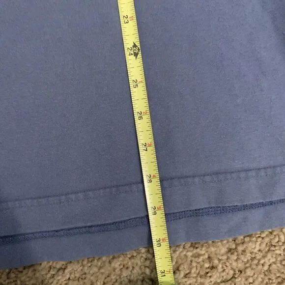 St Johns Bay Vintage Polo Shirt Mens Size XXL 2XL Blue Made In USA 100% Cotton - Picture 5 of 10